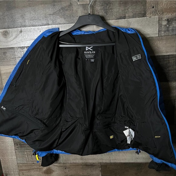 SOLD Ravean Heated Down Puffer Jacket Womens Large - Picture 3 of 3
